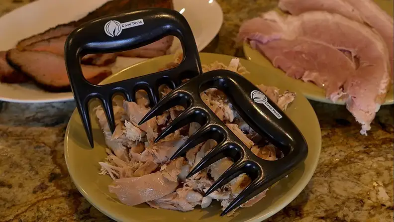 These "claws" make quick work of meat.