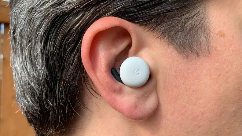Pixel Buds in-ear close-up