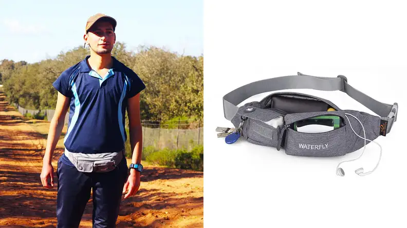 A photo of the Waterfly Fanny Pack.