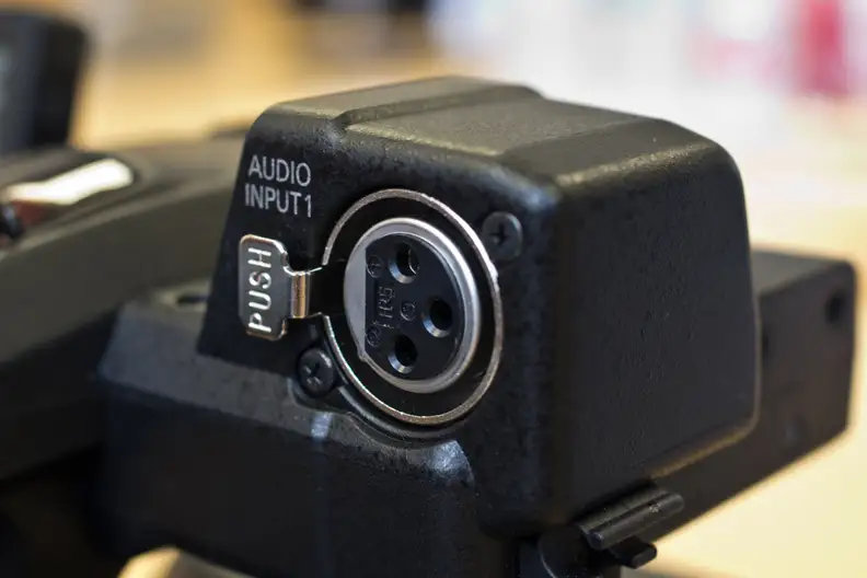 The X1000 has dual XLR inputs with phantom power, letting you hook up separate mics when recording interviews.