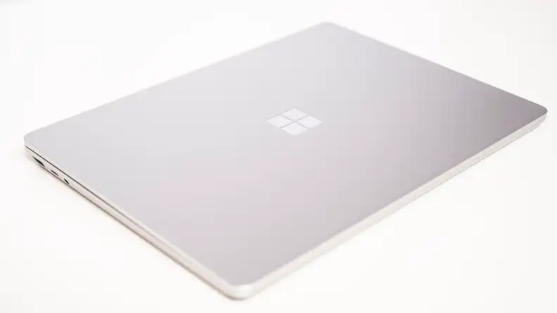 Closed lid of the Surface Laptop Go
