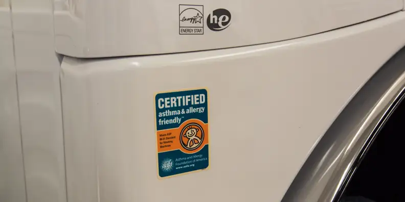 Dust mites and pet dander are reduced using the Allergiene cycle.