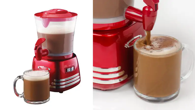 Warm, whipped hot chocolate? Sign us up!