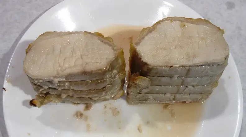 Electrolux EI30EW48TS pork roast from upper oven in convection bake mode
