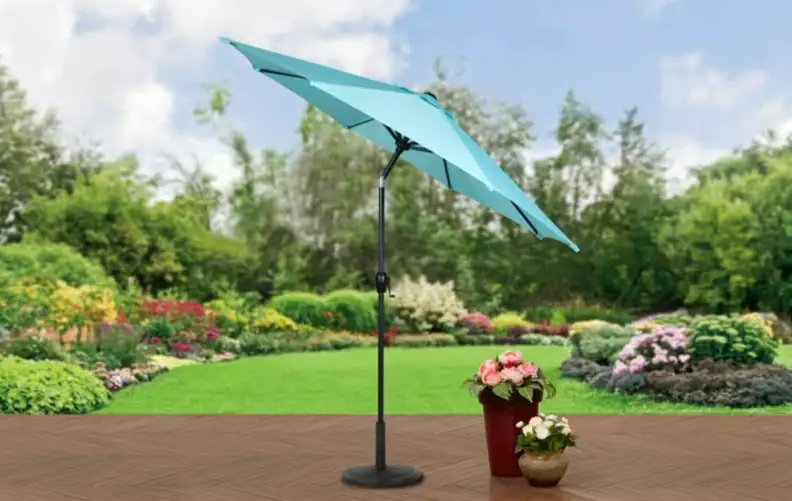 everhome patio umbrella Amazon.com : Outsunny 11ft Cantilever Patio Umbrella with Base, Double Top  Hanging Aluminum Offset Umbrella with 360 Rotation, Easy Tilt, 8 Ribs,  Crank, Cross Base for Backyard, Brown : Patio, Lawn & Garden