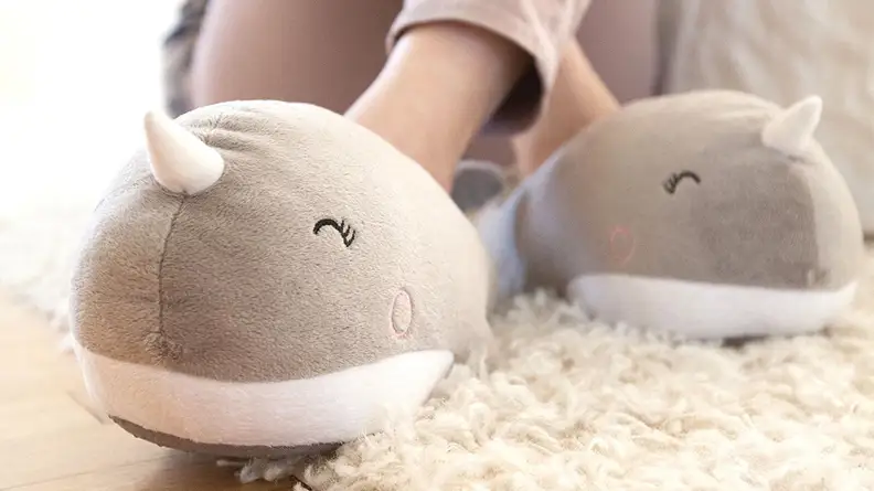 SMOKO Narwhal Heated Slippers