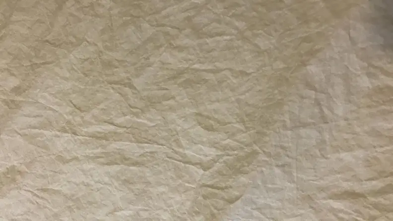 crinkled riley sheets close up