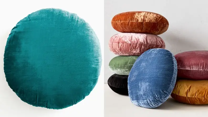 West Elm Round Pillow