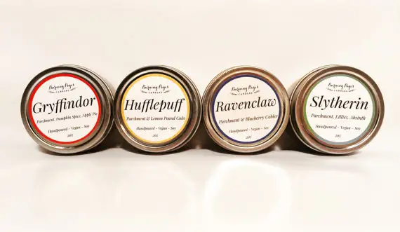 These Harry Potter themed candles are a must have.