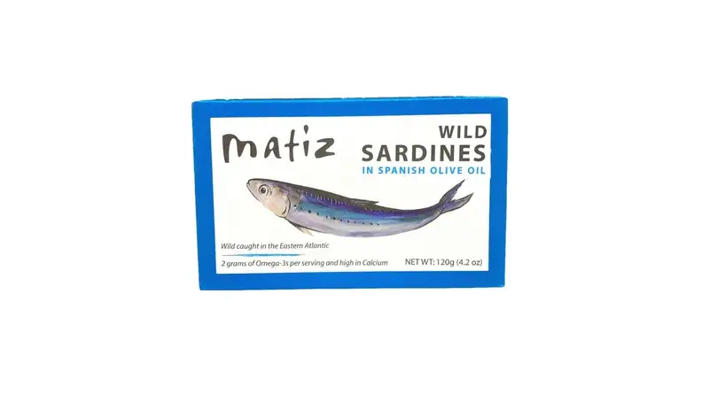 A package of tinned sardines.