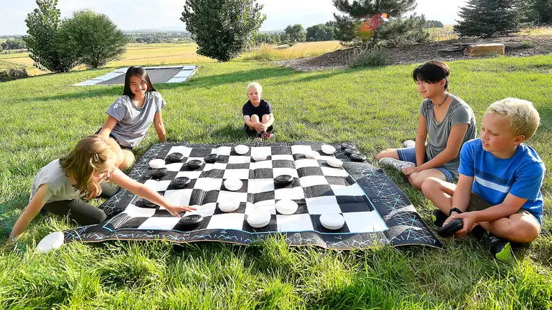 Outdoor chess set