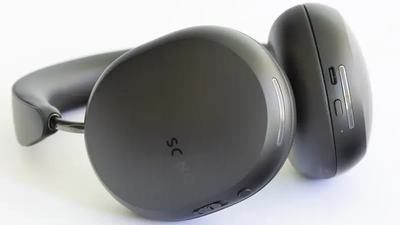 Front view of Sonos Ace headphones