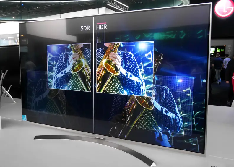 The LG 65UH9500 demonstrating HDR