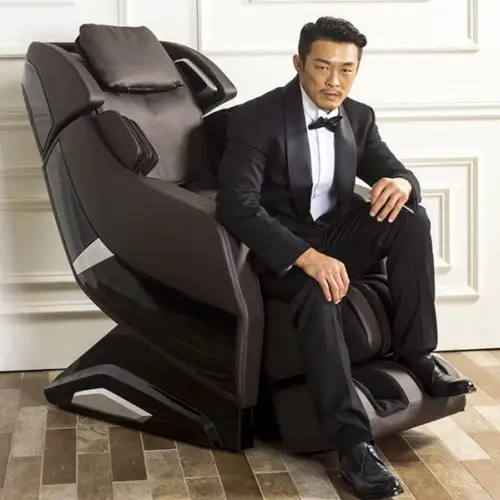 I started trying massage chairs because I wanted to be like this guy.