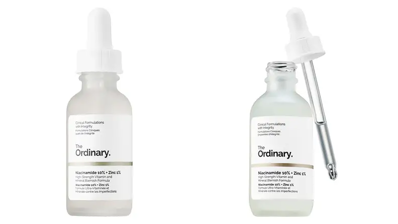 The The Ordinary Niacinamide 10% + Zinc 1%.