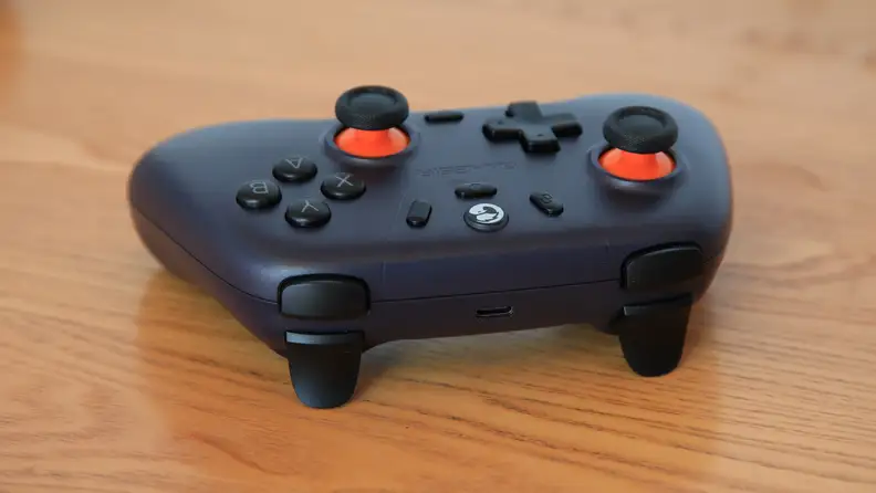 The Gamesir Nova Lite, a dark teal PC controller
