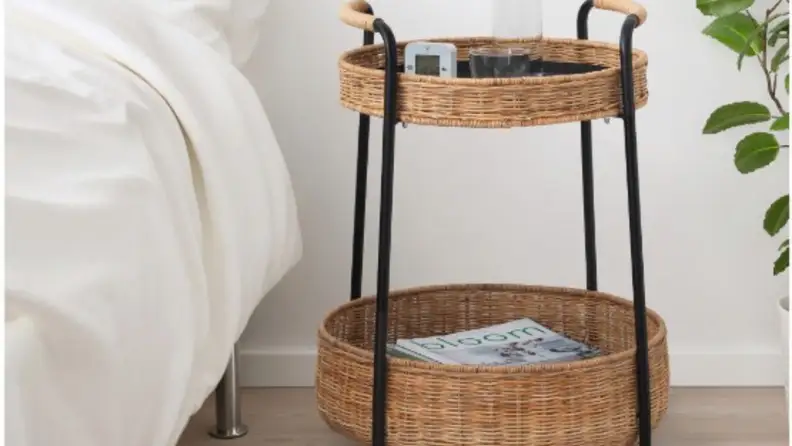 A Lubban bar cart from Ikea