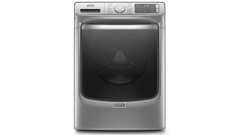 The Maytag MHW8630HC washer on a white background.
