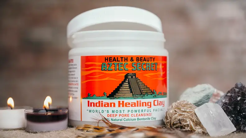 The healing clay comes in a relatively unusual package for a beauty product.