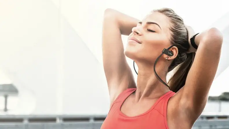 These inexpensive headphones from MPOW are completely waterproof.