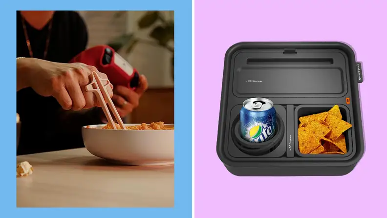 Accessories to enjoy snacks.