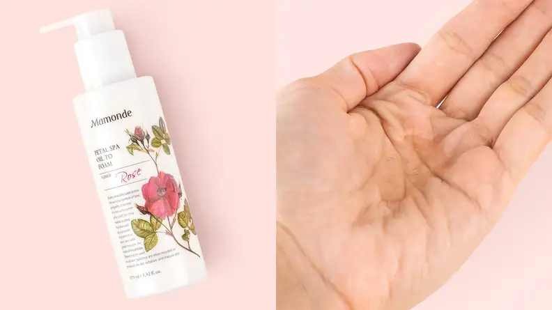 A photo of the Mamonde Petal Spa Oil to Foam Cleanser.