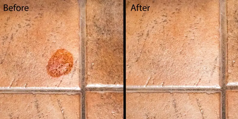 We found the S3 performed well at removing stains.