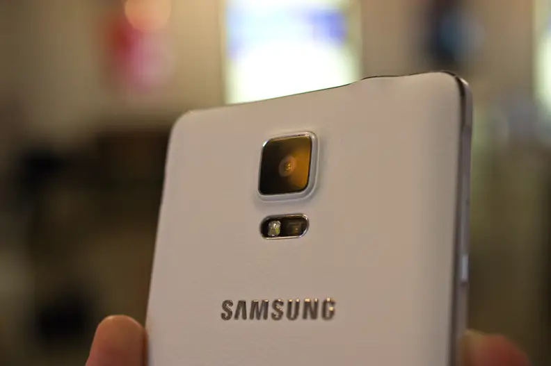 The Note 4 and the Note Edge both have upgraded front and rear cameras.