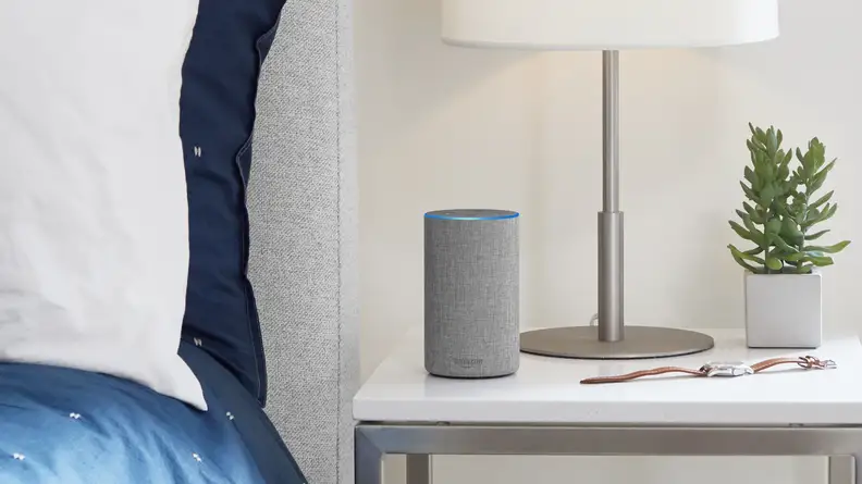 Amazon Echo in Bedroom