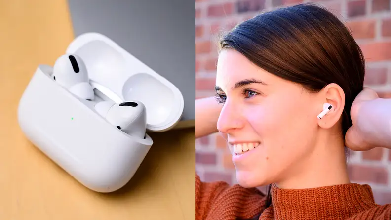 A photo of the Apple Airpods Pro.