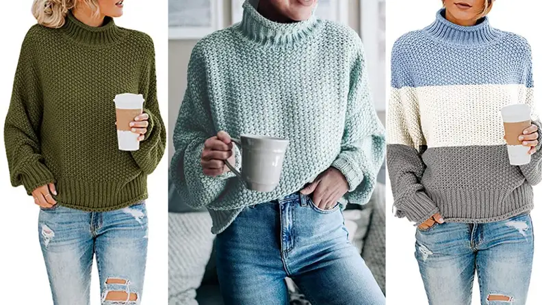 This pullover is available in every color imaginable.