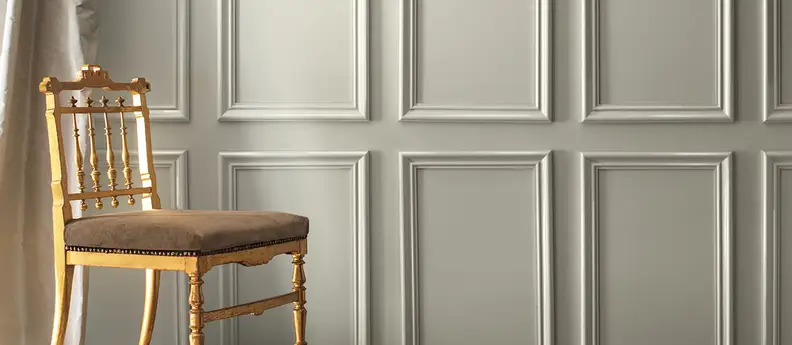 Lustrous gray is a sophisticated neutral from Benjamin Moore