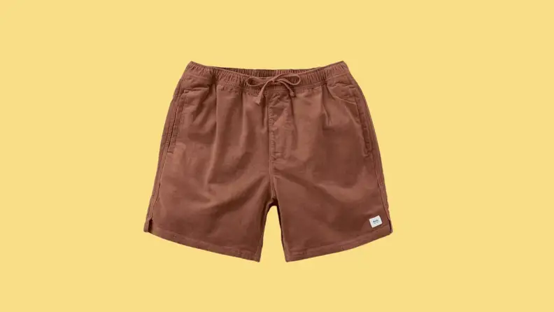 brown shorts