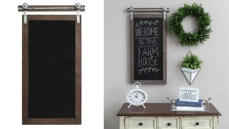 How cute is this rustic chalkboard?