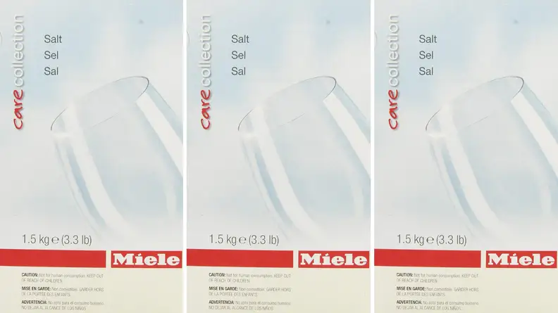 Miele dishwashers have a salt dispenser to allow you to add their proprietary salt to your dishwasher