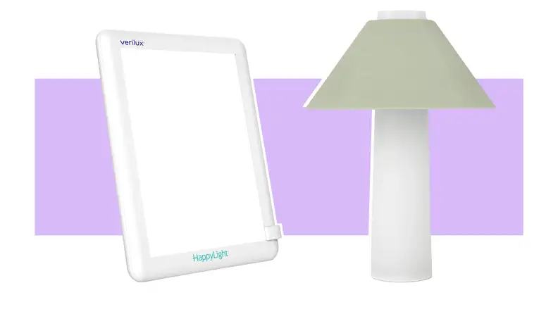 Two LED mood lamps.