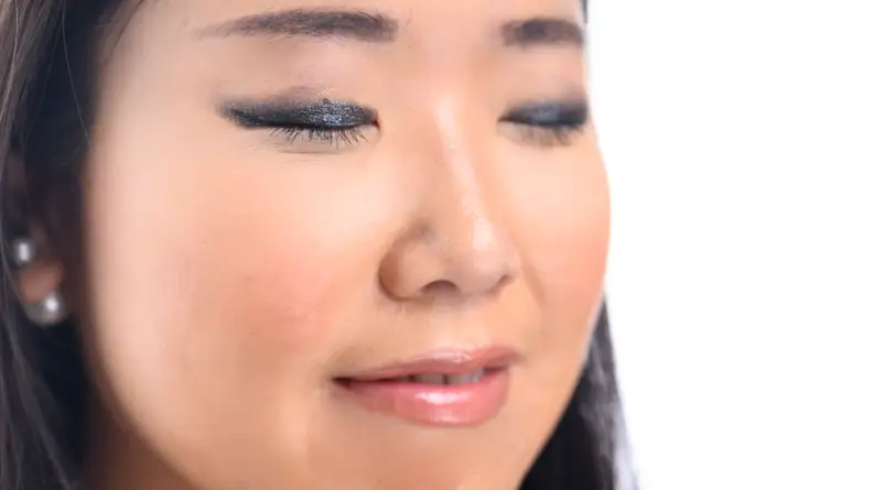Haus of Chained Ballerina collection on a face