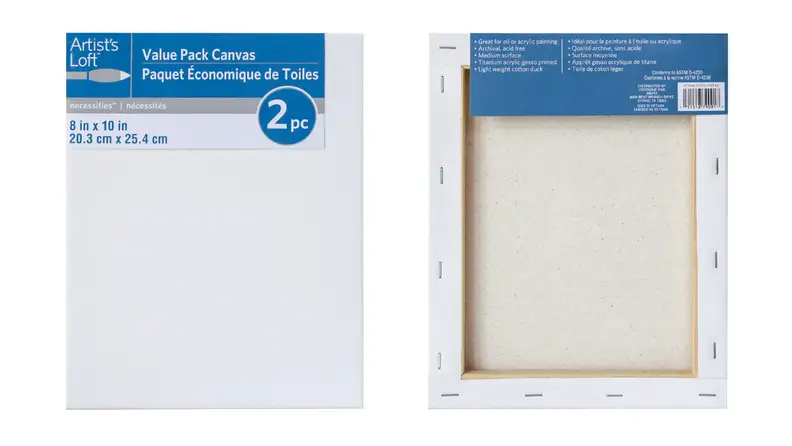 Just think of the masterpieces you'll be able to make on these canvases.