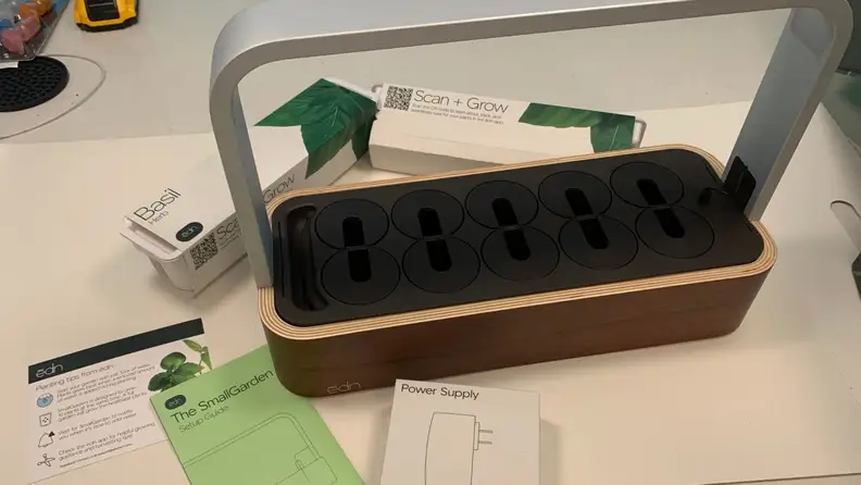 Setting up the Edn indoor smart garden.