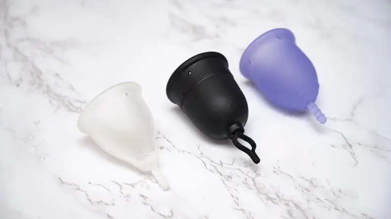 cora, flex, and lena menstrual cups