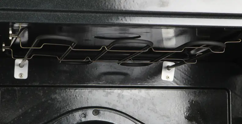 The broiler took only three minutes to reach the target temperature of 606°F.