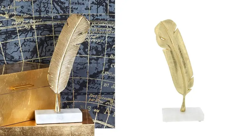 CosmoLiving feather sculpture