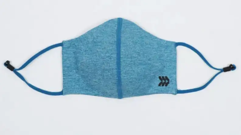 A blue face mask by Target's All in Motion.