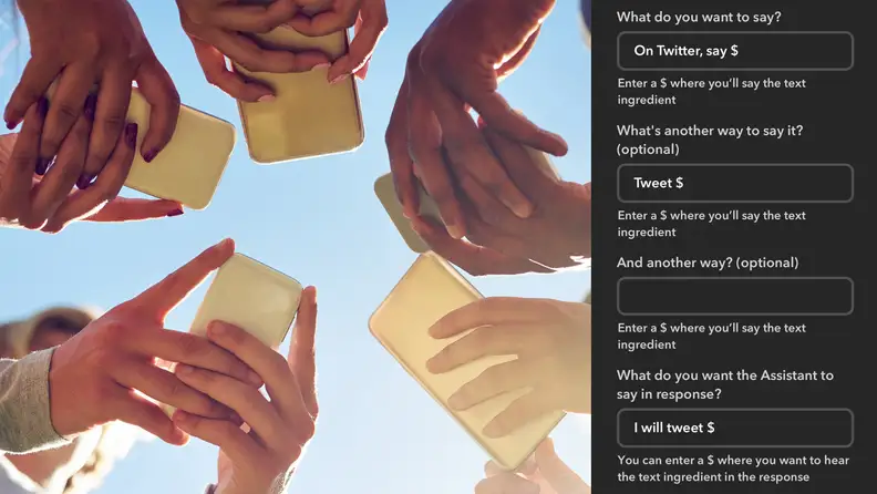 Tweet with IFTTT and Google Home