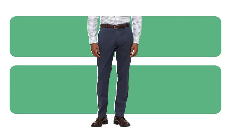 A pair of dress pants.