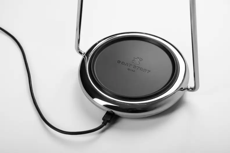 The scale is Bluetooth compatible and charges via micro usb