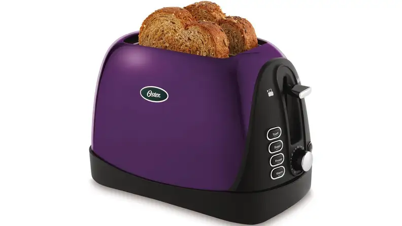An adorable purple toaster from Oster