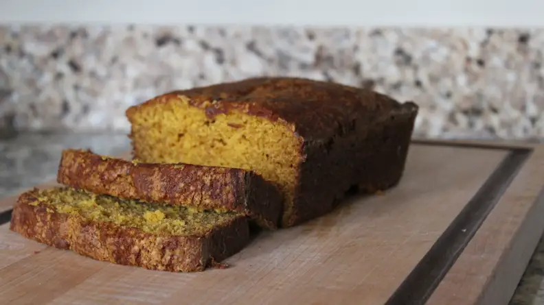 My pumpkin bread turned out beautiful and delicious.