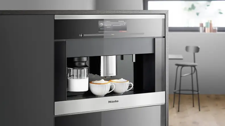 A built-in coffee machine can make you a barista in your own home