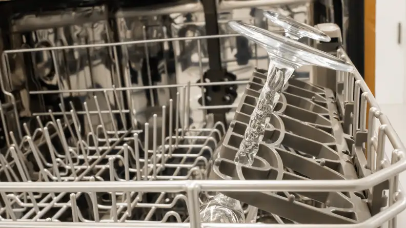 The Whirlpool WDT750SAHZ dishwasher's stemware holders